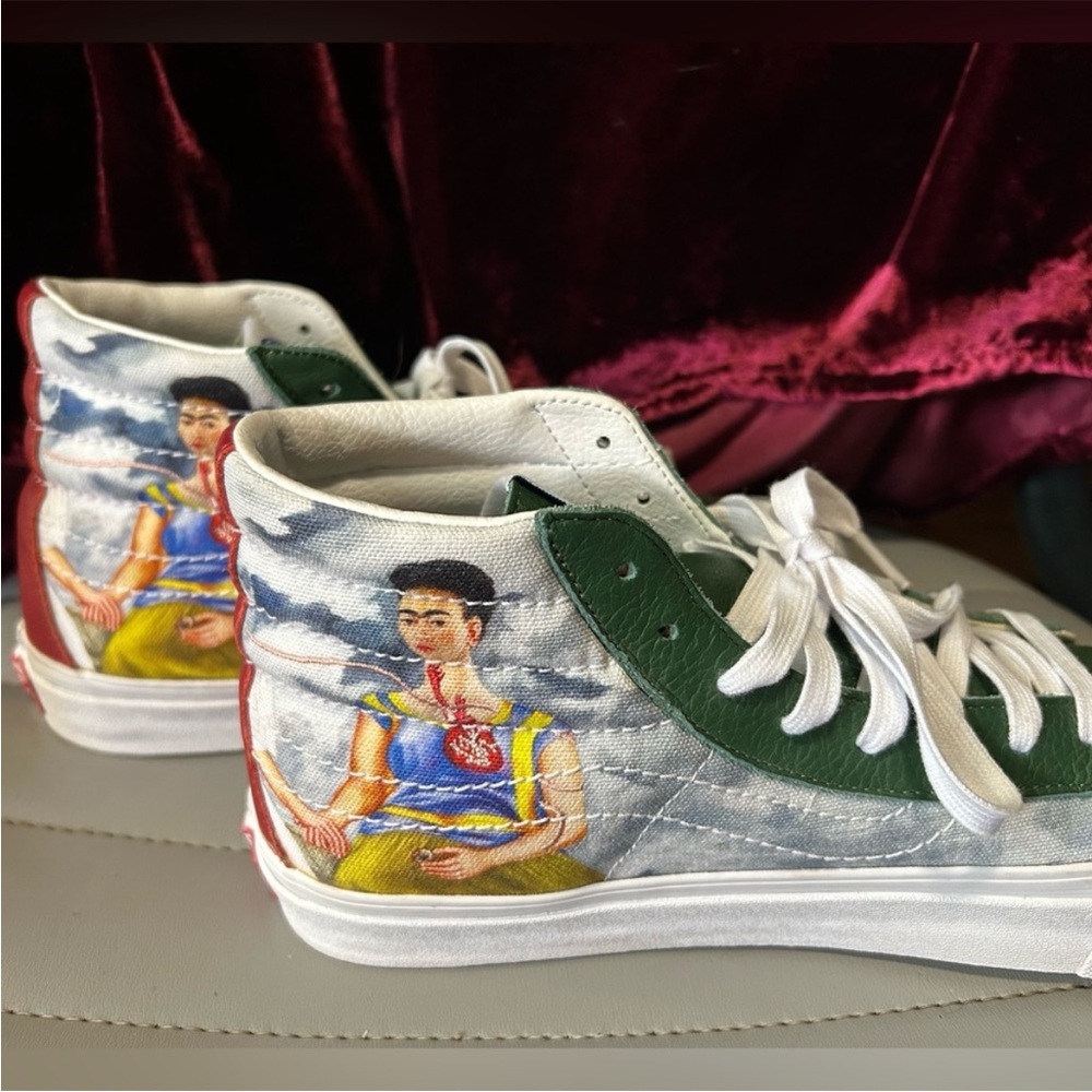 Frida Kahlo Vans Like New No Box